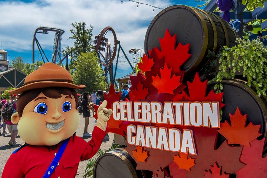 Canada's Wonderland Celebration Canada Costume Character